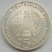 Германия 5 марок 1974. 25 лет со дня принятия конституции ФРГ. Серебро