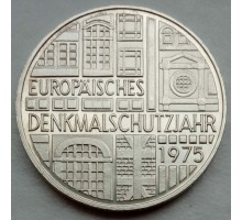 Германия 5 марок 1975. Европейский год охраны памятников. Серебро