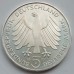 Германия (ФРГ) 5 марок 1977. 200 лет со дня рождения Карла Фридриха Гаусса, серебро