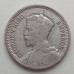Новая Зеландия 6 пенсов 1934. Серебро