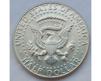 США 50 центов 1968. Серебро