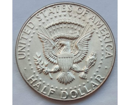США 50 центов 1969. Серебро