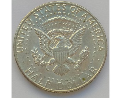 США 50 центов 1966. Серебро