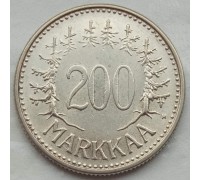 Финляндия 200 марок 1957 серебро
