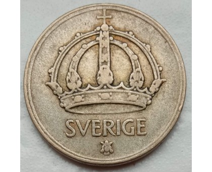 Швеция 50 эре 1947 серебро