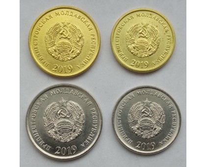 Приднестровье 2019. Набор 4 монеты