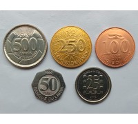 Ливан 1992-2012. Набор 5 монет UNC
