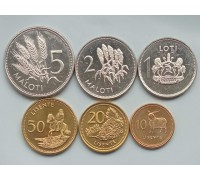 Лесото 1998-2023. Набор 6 монет