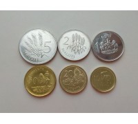 Лесото 1998-2018. Набор 6 монет
