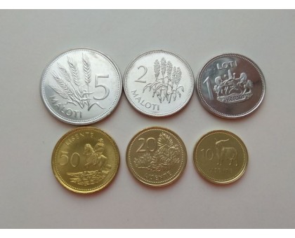 Лесото 1998-2018. Набор 6 монет