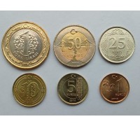 Турция 2018-2020. Набор 6 монет