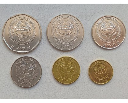 Кыргызстан 2008-2009. Набор 6 монет