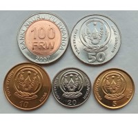 Руанда 2003-2011. Набор 5 монет