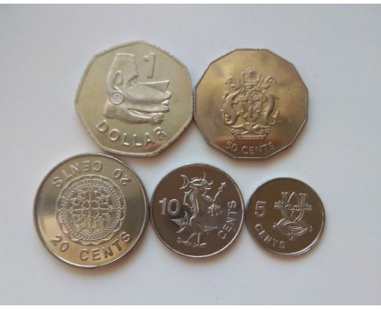 Соломоновы острова 2005. Набор 5 монет