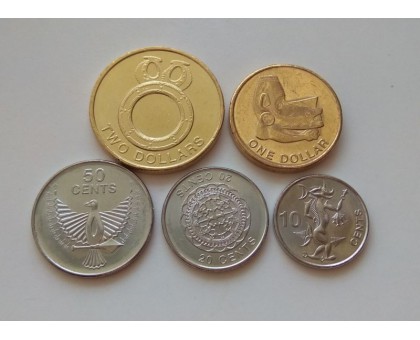 Соломоновы острова 2012. Набор 5 монет