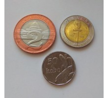 Нигерия 2006. Набор 3 монеты