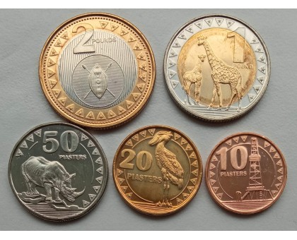 Южный Судан 2015. Набор 5 монет UNC