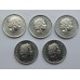 Острова Кука 2000-2003. Набор 5 монет