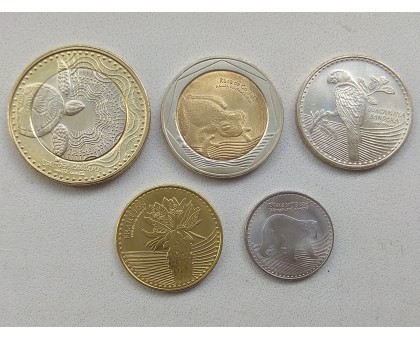 Колумбия 2016-2018. Набор 5 монет