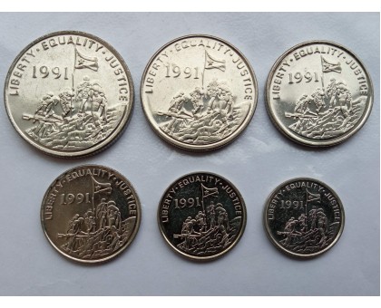 Эритрея 1997. Набор 6 монет