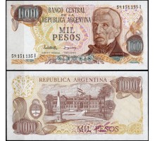 Аргентина 1000 песо 1976-1983