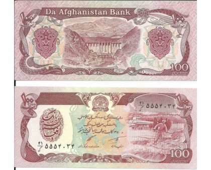 Афганистан 100 афгани 1991