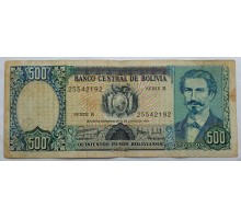 Боливия 500 боливиано 1981