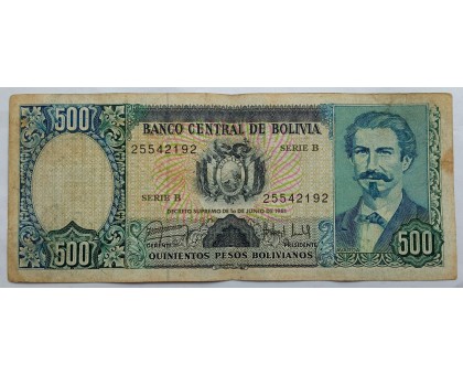 Боливия 500 боливиано 1981