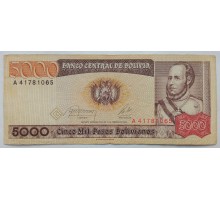 Боливия 5000 боливиано 1984