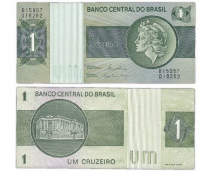 Бразилия 1 крузейро 1980