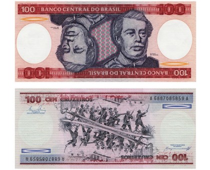 Бразилия 100 крузейро 1981-1984