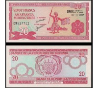 Бурунди 20 франков 2005-2007