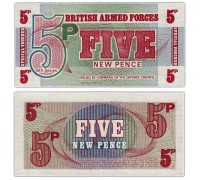 Великобритания  5 пенсов 1972 (армейский ваучер)