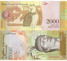 Венесуэла 2000 боливаров 2016