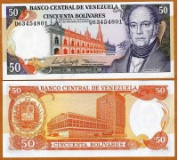 Венесуэла 50 боливар 1995
