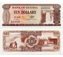 Гайана 10 долларов 1989 (1992)