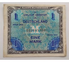 Германия 1 марка 1944. Союзная оккупация 9 цифр