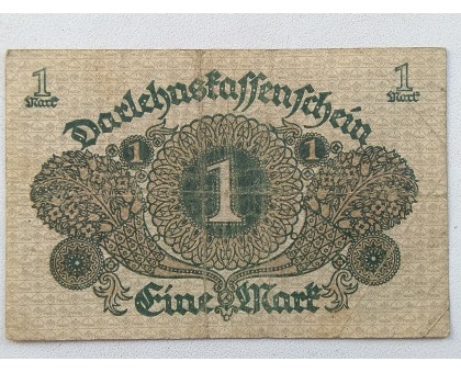 Германия 1 марка 1920 8 цифр