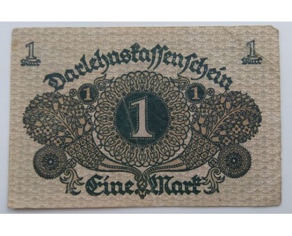 Германия 1 марка 1920 9 цифр