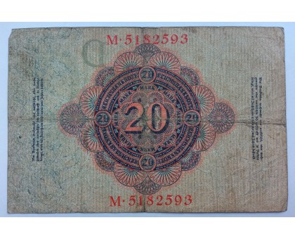 Германия 20 марок 1914