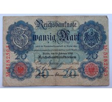 Германия 20 марок 1914