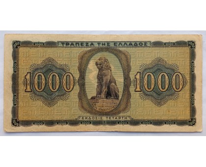 Греция 1000 драхм 1942