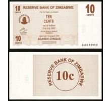 Зимбабве 10 центов 2006 (2007)