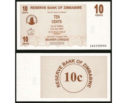 Зимбабве 10 центов 2006 (2007)