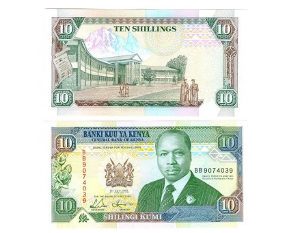 Кения 10 шиллингов 1993
