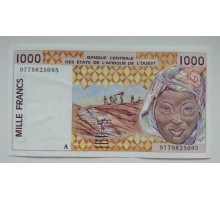 Кот-д-Ивуар 1000 франков 1998