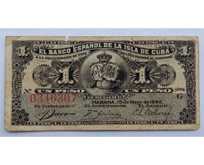 Куба 1 песо 1896