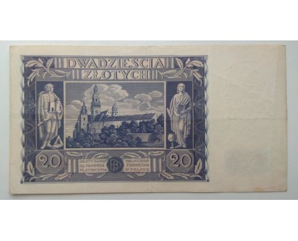 Польша 20 злотых 1936
