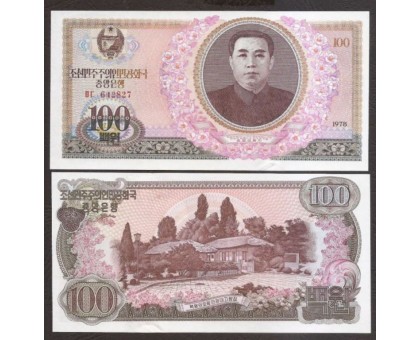 Северная Корея 100 вон 1978