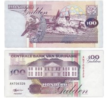 Суринам 100 гульденов 1998